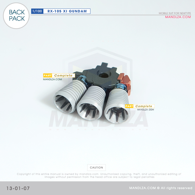 INJECTION] RX-105 XI GUNDAM BACL-PACK 13-01