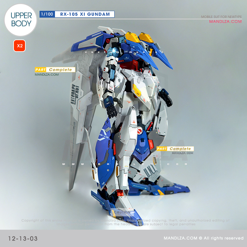 INJECTION] RX-105 XI GUNDAM UPPER BODY 12-13