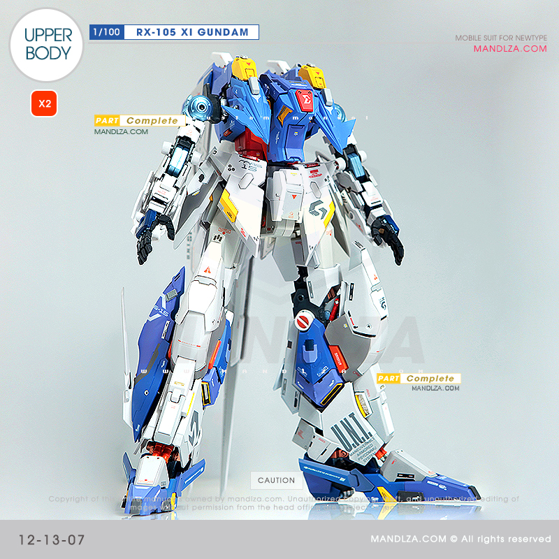 INJECTION] RX-105 XI GUNDAM UPPER BODY 12-13