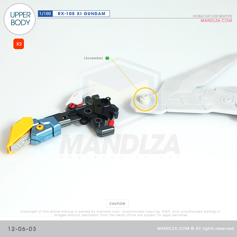 INJECTION] RX-105 XI GUNDAM UPPER BODY 12-06