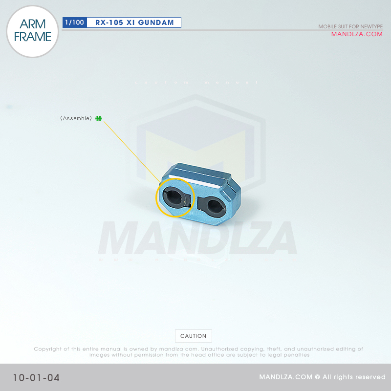 INJECTION] RX-105 XI GUNDAM ARM FRAME 10-01