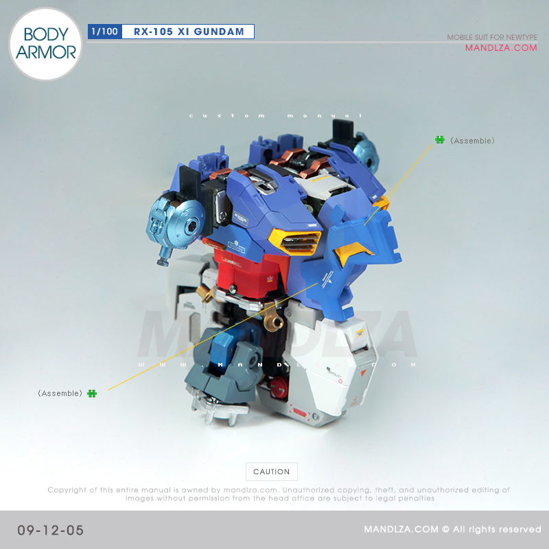 INJECTION] RX-105 XI GUNDAM BODY ARMOR 09-12