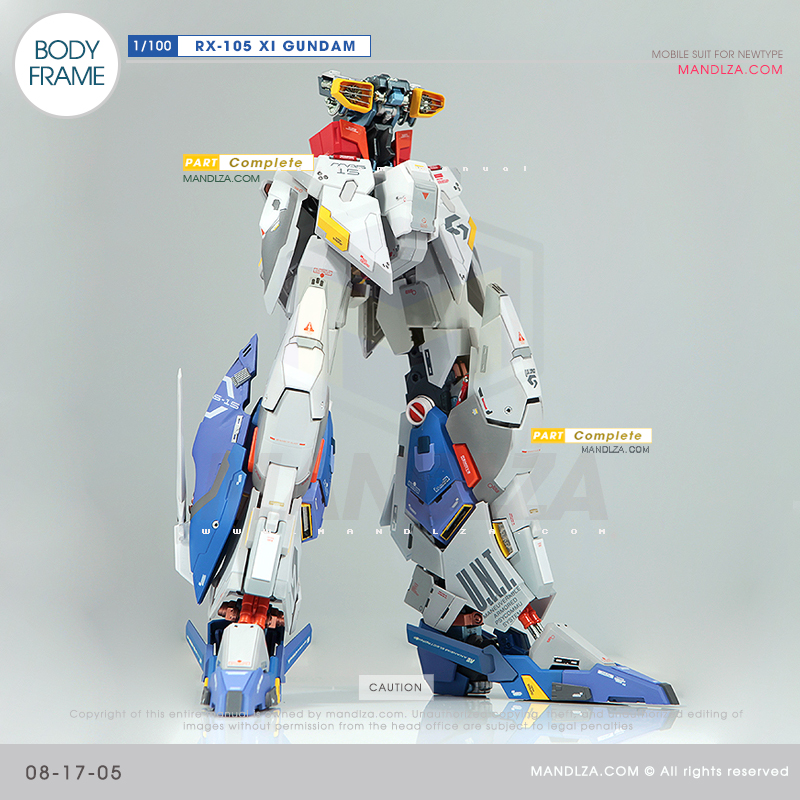 INJECTION] RX-105 XI GUNDAM BODY FRAME 08-17