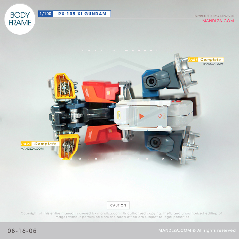 INJECTION] RX-105 XI GUNDAM BODY FRAME 08-16