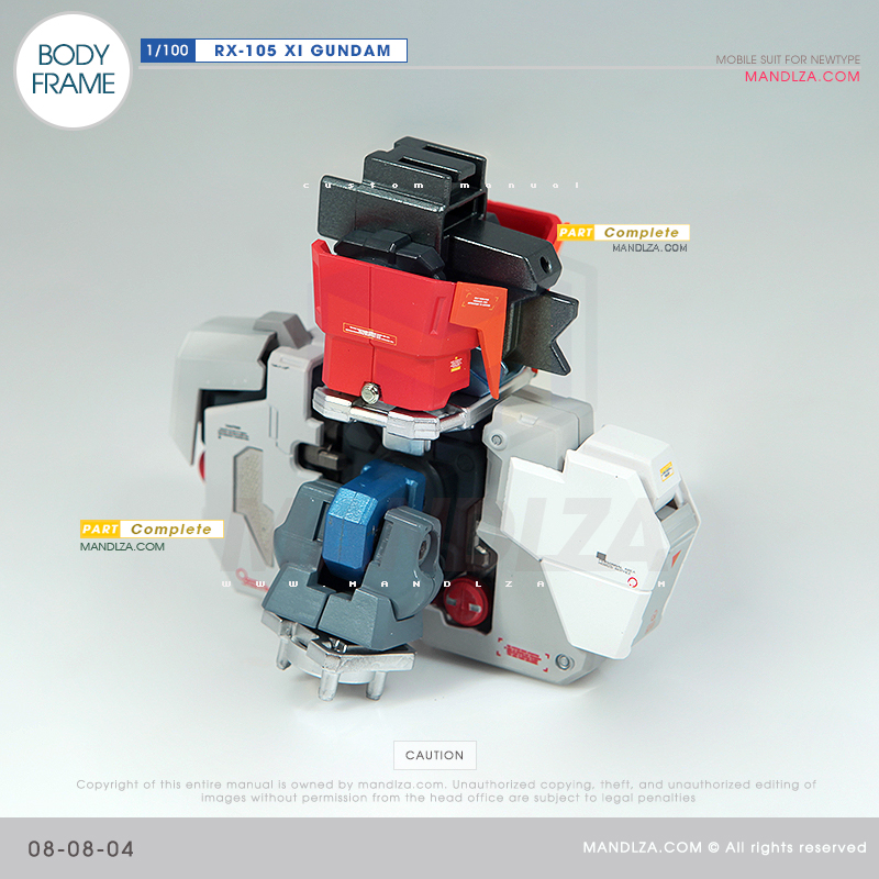 INJECTION] RX-105 XI GUNDAM BODY FRAME 08-08