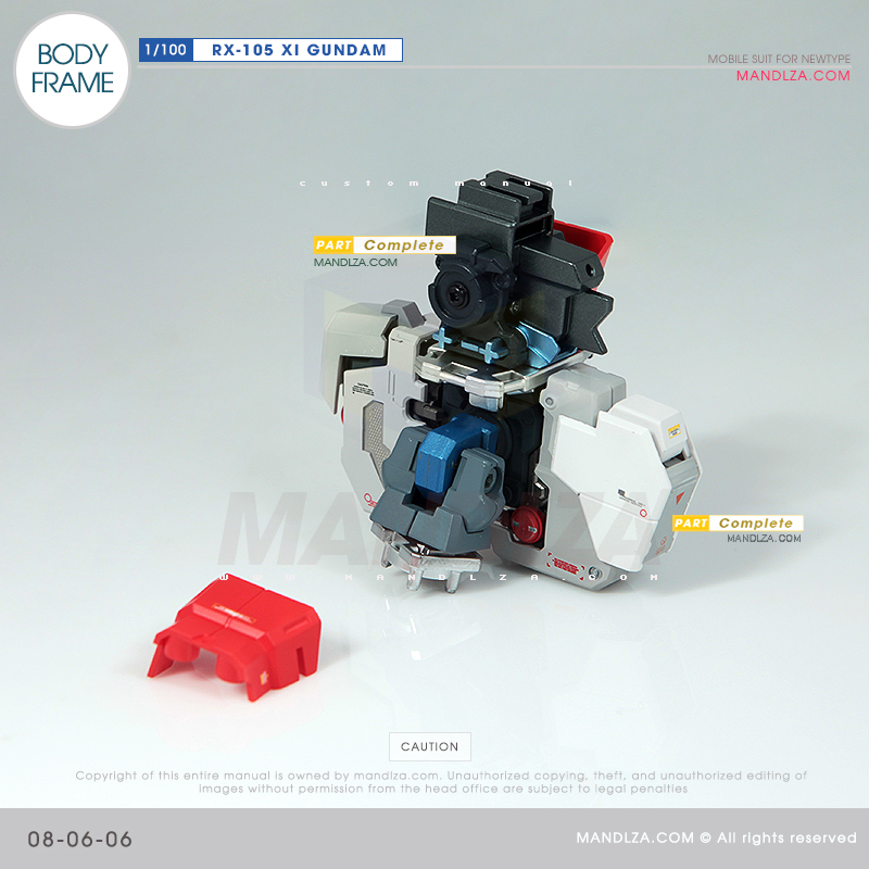 INJECTION] RX-105 XI GUNDAM BODY FRAME 08-06