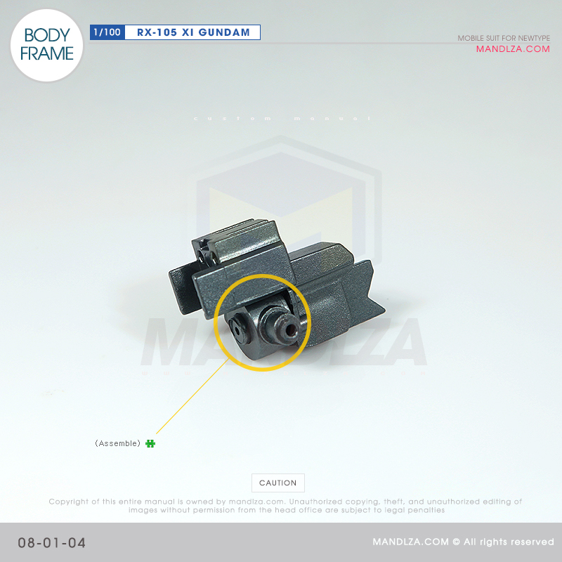 INJECTION] RX-105 XI GUNDAM BODY FRAME 08-01