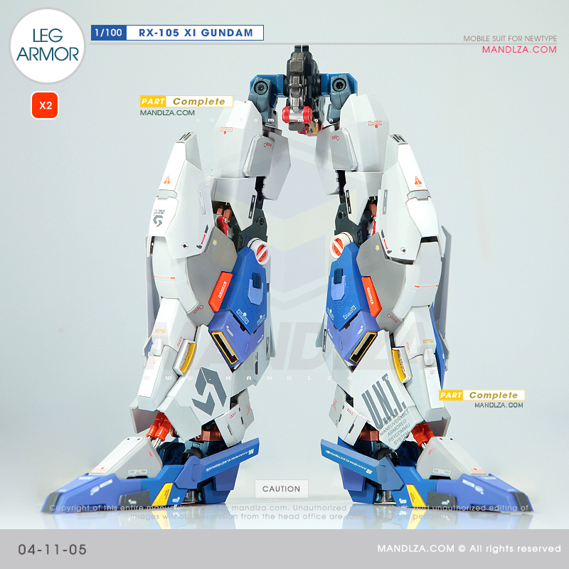 INJECTION] RX-105 XI GUNDAM LEG ARMOR 04-11