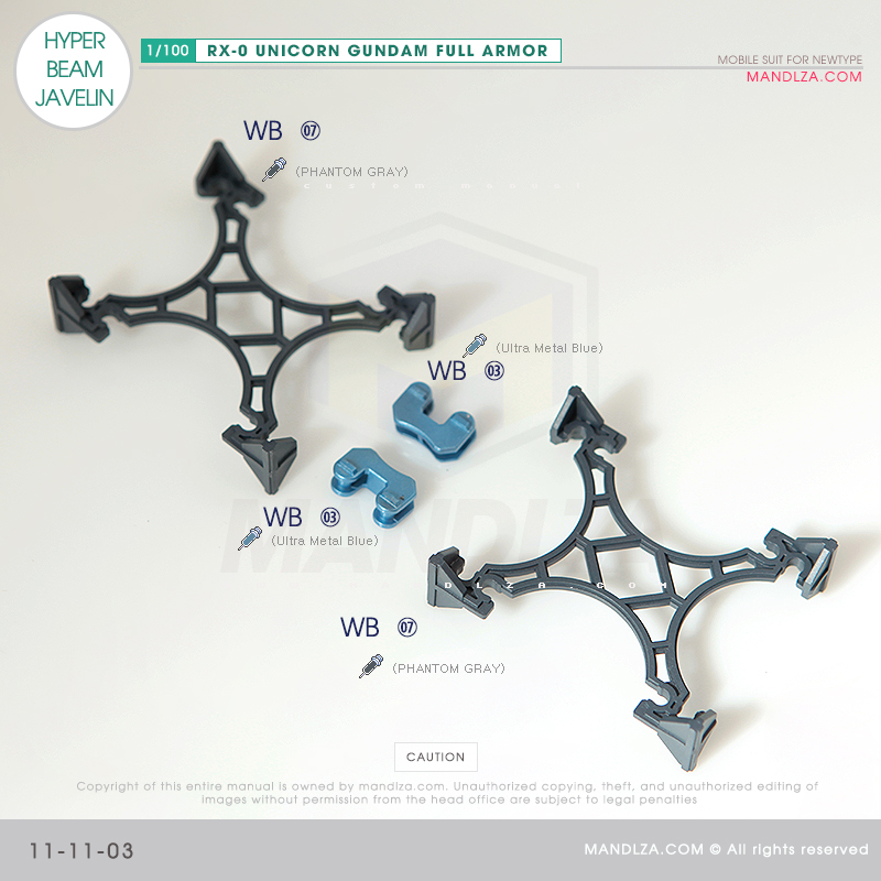 MG] RX-0 UNICORN GUNDAM HYPER BEAM JAVELIN 11-11