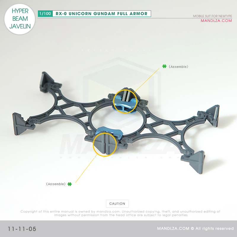 MG] RX-0 UNICORN GUNDAM HYPER BEAM JAVELIN 11-11