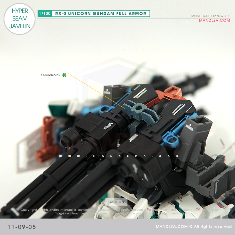 MG] RX-0 UNICORN GUNDAM HYPER BEAM JAVELIN 11-09