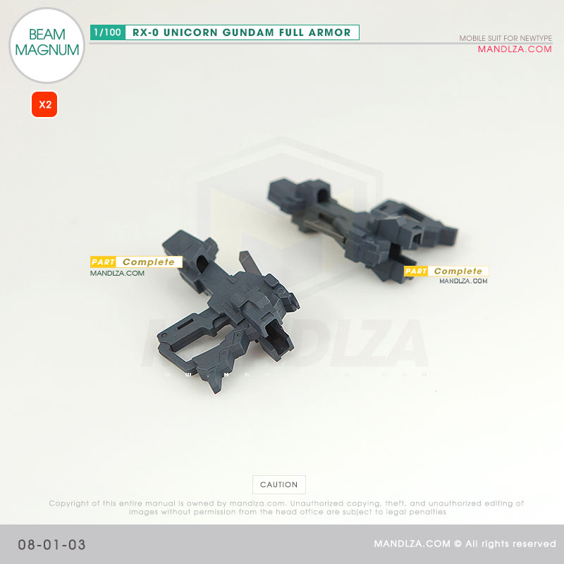 MG] RX-0 UNICORN GUNDAM BEAM MAGNUM 08-01
