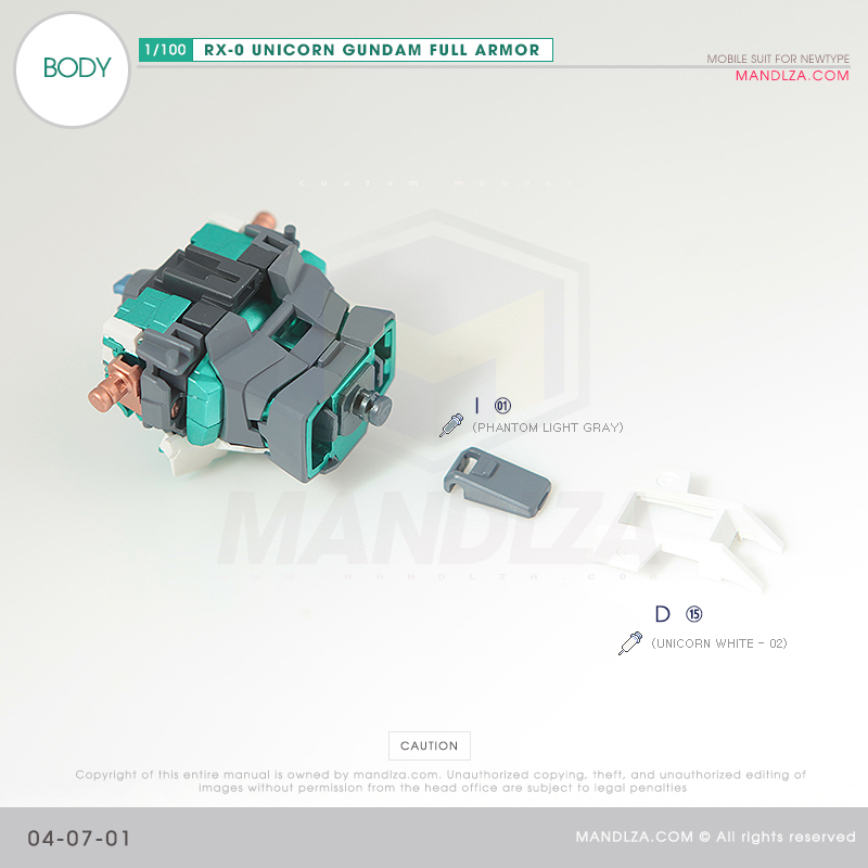 MG] RX-0 UNICORN GUNDAM BODY 04-07