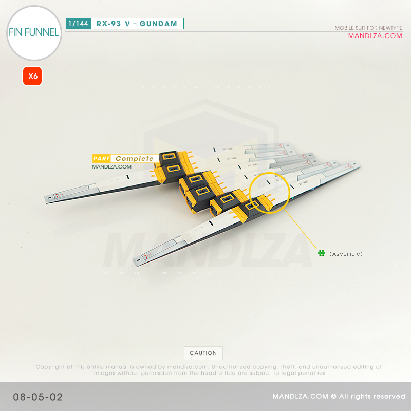 RG] RX-93 NEW GUNDAM FIN PANNEL 08-05