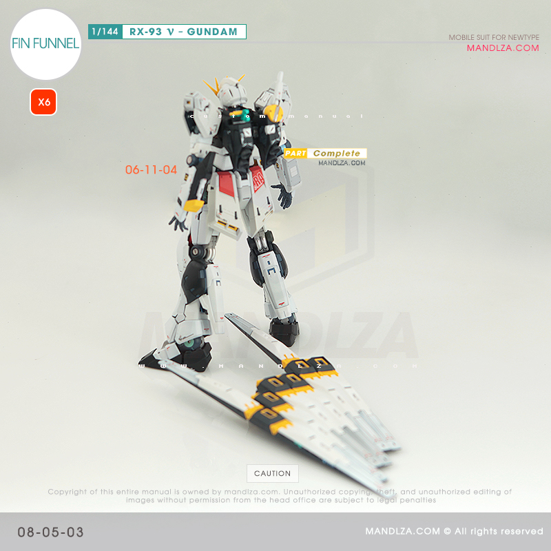 RG] RX-93 NEW GUNDAM FIN PANNEL 08-05