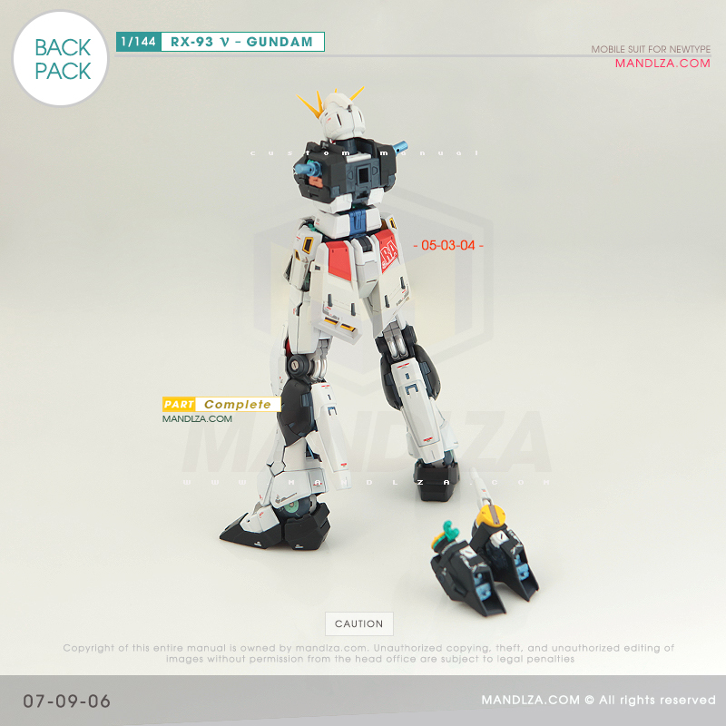 RG] RX-93 NEW GUNDAM BACK-PACK 07-09