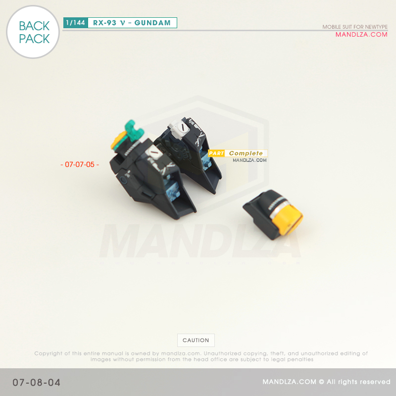 RG] RX-93 NEW GUNDAM BACK-PACK 07-08