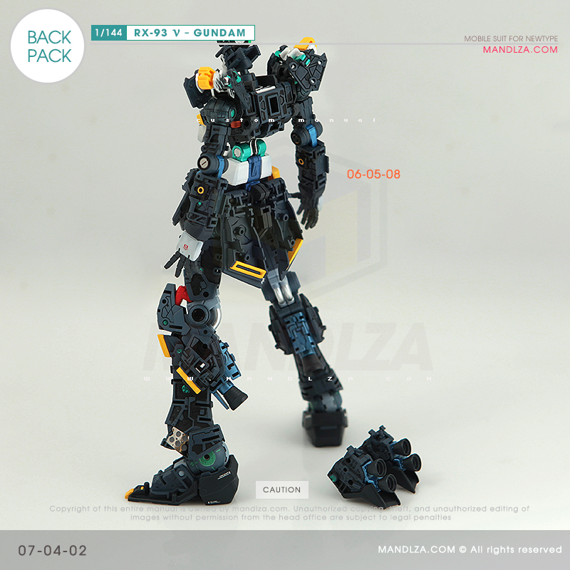 RG] RX-93 NEW GUNDAM BACK-PACK 07-04