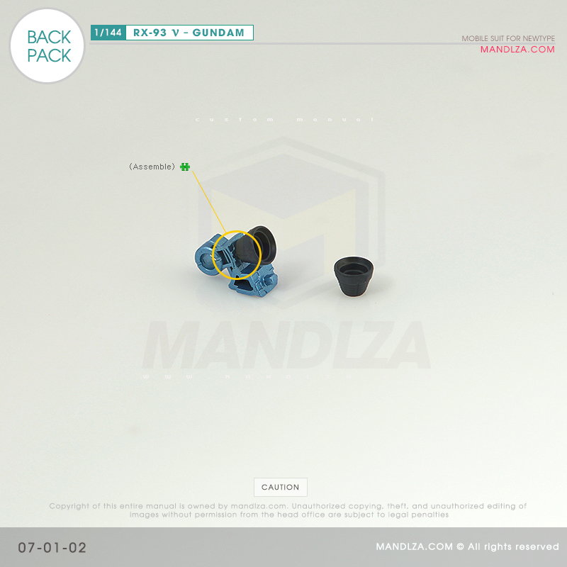 RG] RX-93 NEW GUNDAM BACK-PACK 07-01