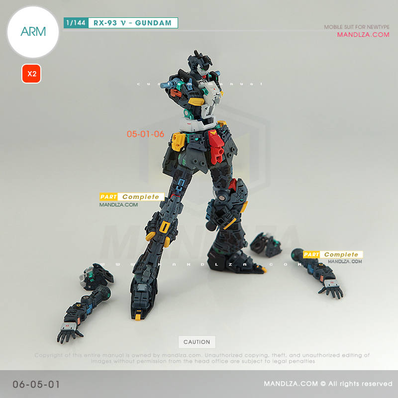 RG] RX-93 NEW GUNDAM ARM 06-05