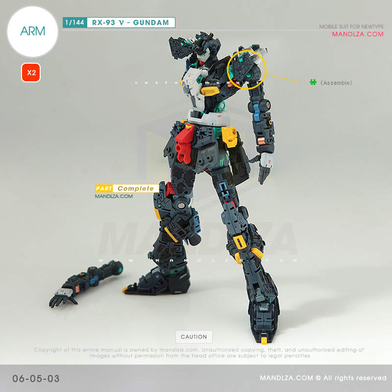 RG] RX-93 NEW GUNDAM ARM 06-05