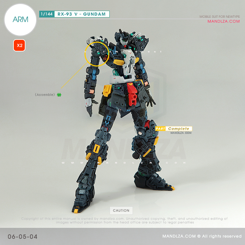 RG] RX-93 NEW GUNDAM ARM 06-05