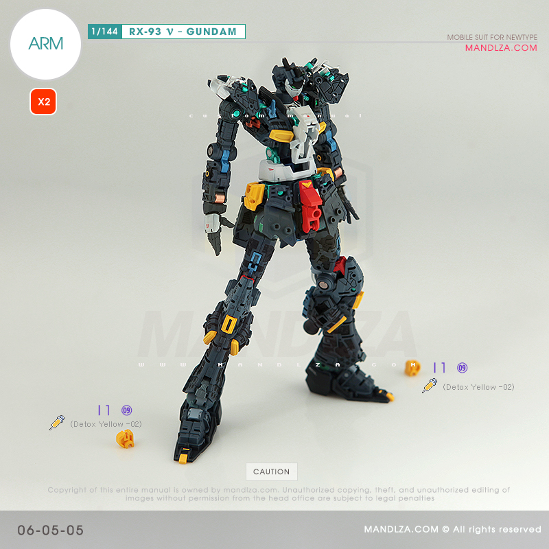 RG] RX-93 NEW GUNDAM ARM 06-05
