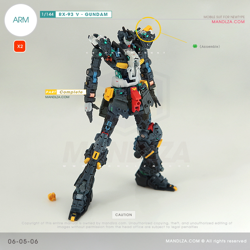 RG] RX-93 NEW GUNDAM ARM 06-05