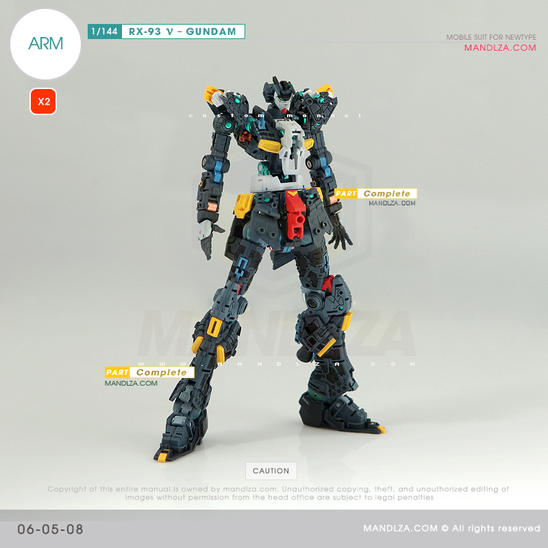 RG] RX-93 NEW GUNDAM ARM 06-05