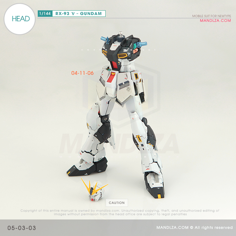 RG] RX-93 NEW GUNDAM HEAD 05-03