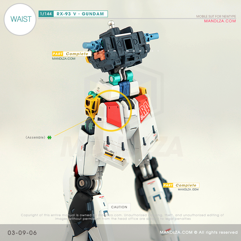 RG] RX-93 NEW GUNDAM WAIST 03-09