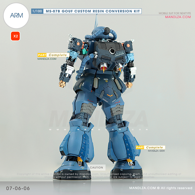 RESIN] MS07B GOUF CUSTOM ARM 07-06