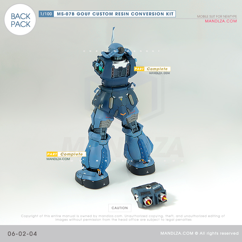 RESIN] MS07B GOUF CUSTOM BACKPACK 06-02
