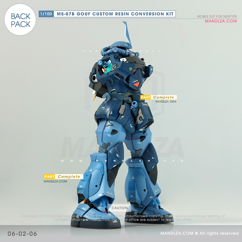 RESIN] MS07B GOUF CUSTOM BACKPACK 06-02