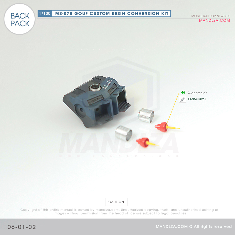 RESIN] MS07B GOUF CUSTOM BACKPACK 06-01