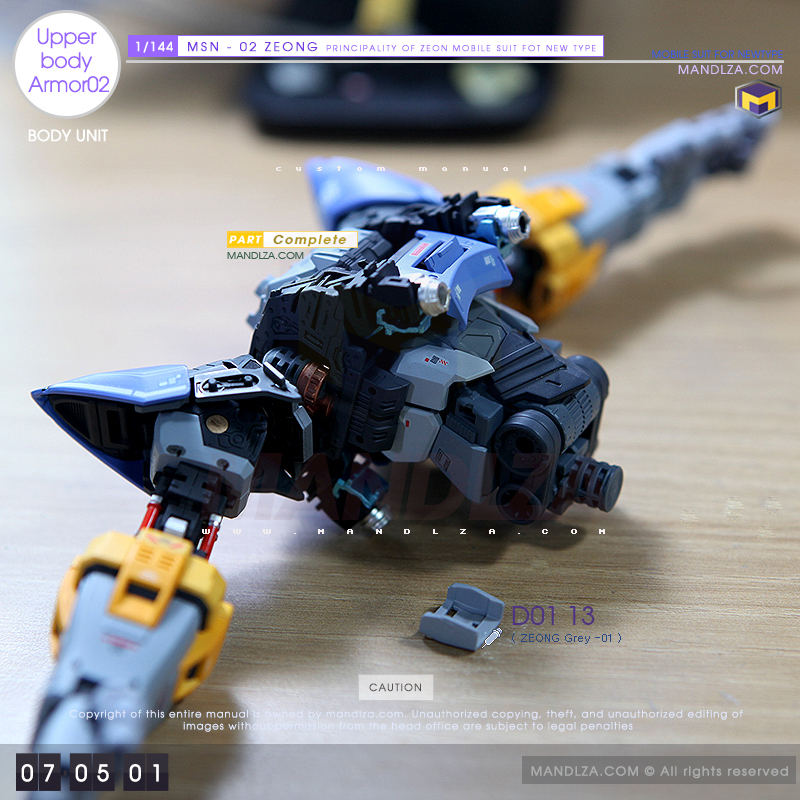 RG]MSN-02 ZEONG Upper Body Armor 02 07-05
