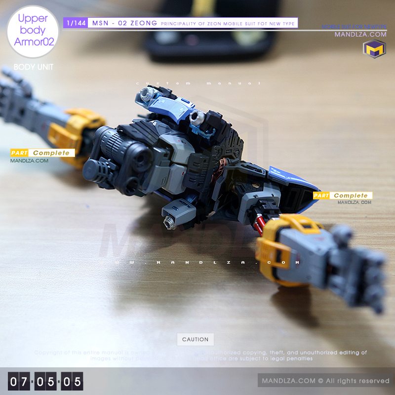 RG]MSN-02 ZEONG Upper Body Armor 02 07-05