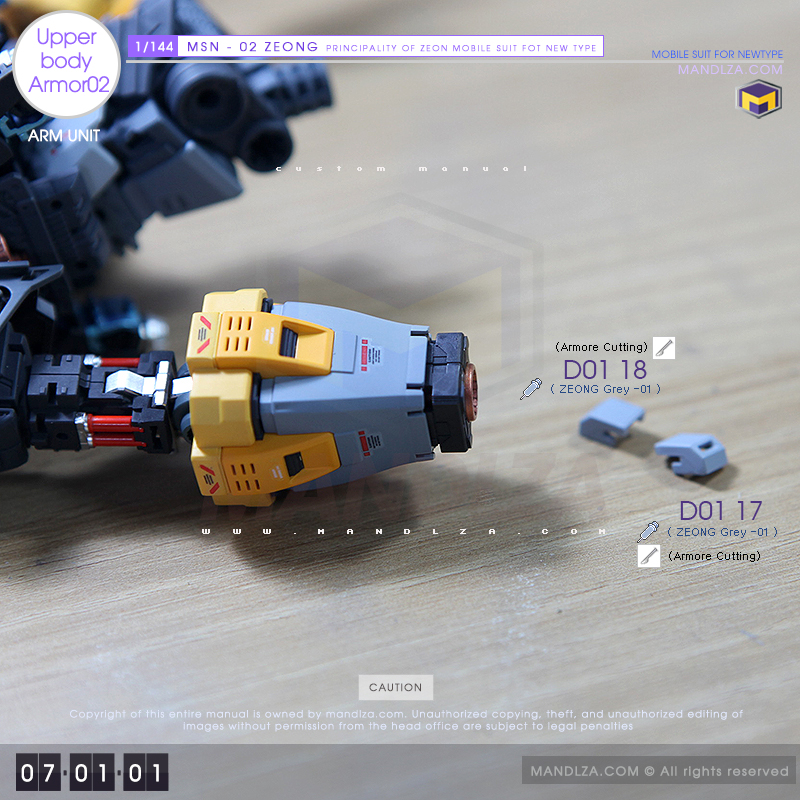 RG]MSN-02 ZEONG Upper Body Armor 02 07-01