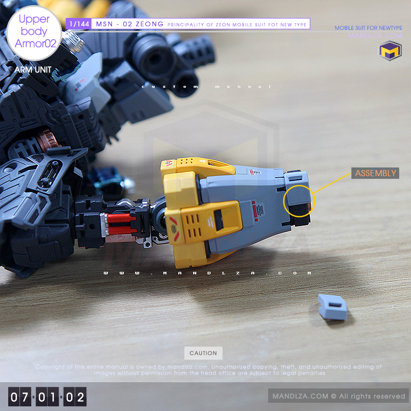 RG]MSN-02 ZEONG Upper Body Armor 02 07-01
