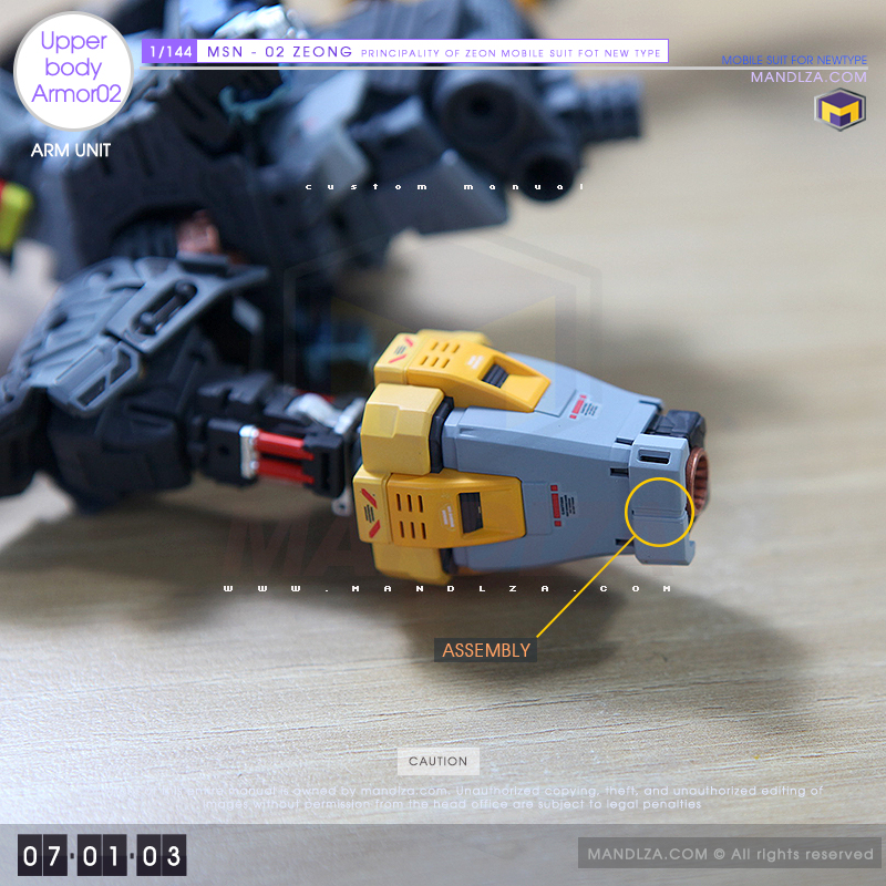 RG]MSN-02 ZEONG Upper Body Armor 02 07-01