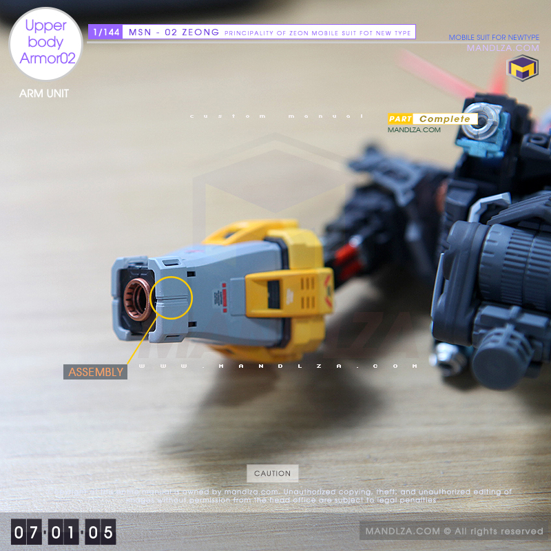 RG]MSN-02 ZEONG Upper Body Armor 02 07-01