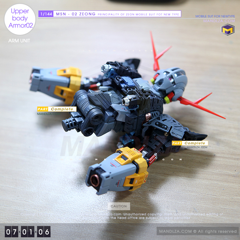 RG]MSN-02 ZEONG Upper Body Armor 02 07-01