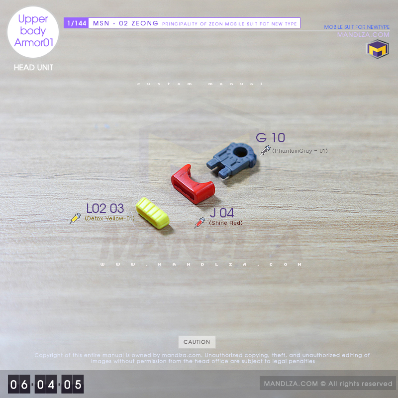 RG] MSN-02 ZEONG Upper Body Armor 02 06-04