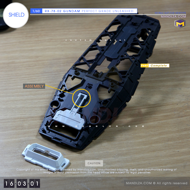 PG] RX-78 UNLEASHED SHIELD 16-03