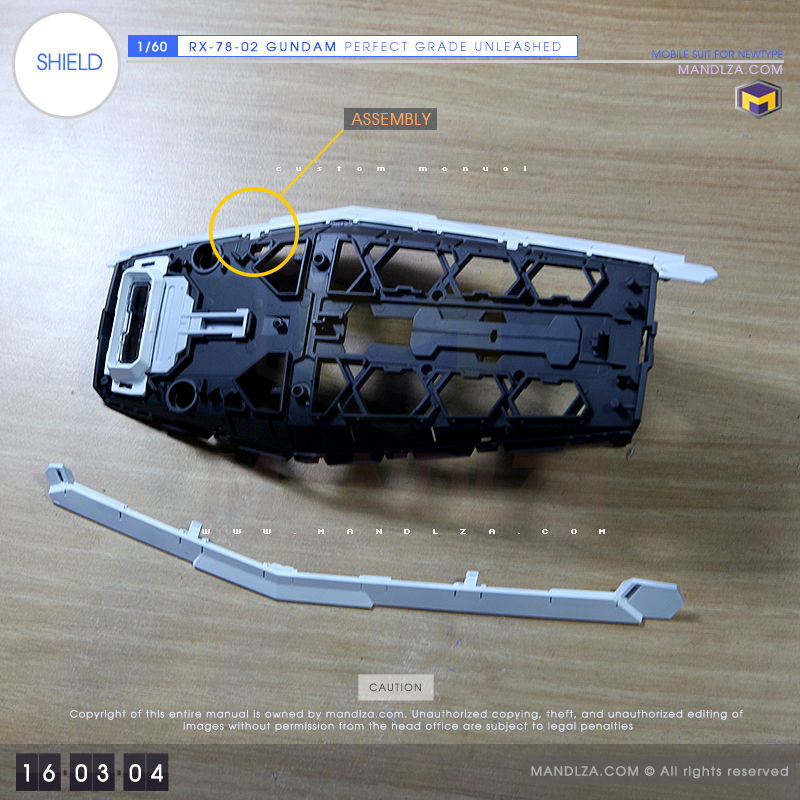 PG] RX-78 UNLEASHED SHIELD 16-03