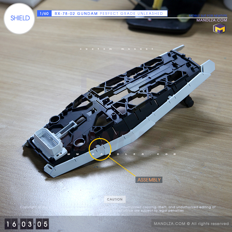 PG] RX-78 UNLEASHED SHIELD 16-03