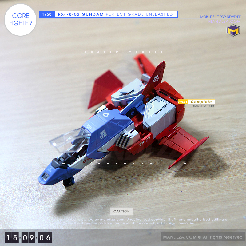 PG] RX-78 UNLEASHED CORE FIGHTER 15-09