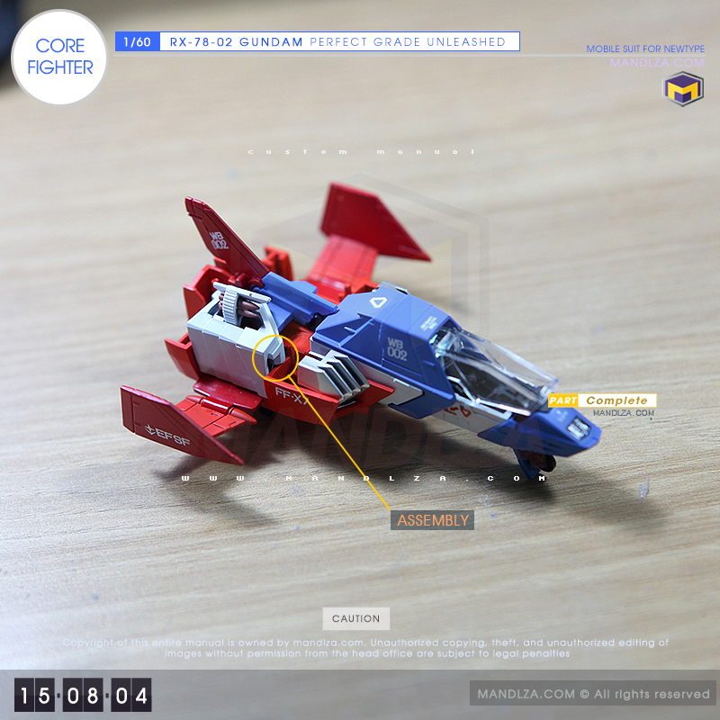 PG] RX-78 UNLEASHED CORE FIGHTER 15-08