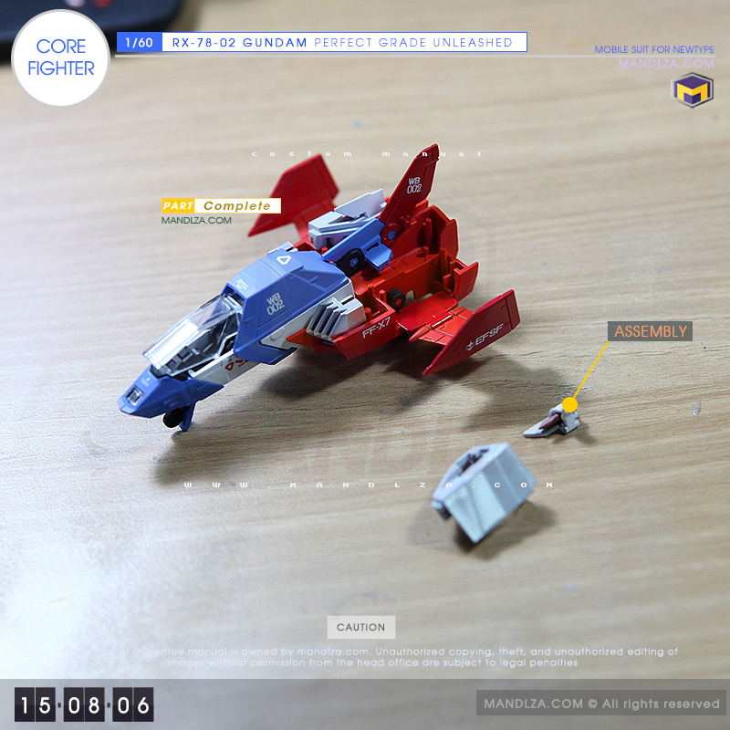 PG] RX-78 UNLEASHED CORE FIGHTER 15-08