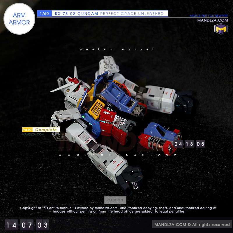 PG] RX-78 UNLEASHED ARM ARMOR 14-07